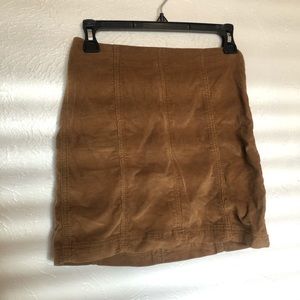 Free people mini corduroy skirt.